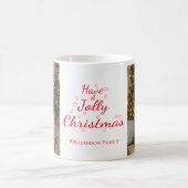 Custom haben ein Jolly Weihnachts-Foto Kaffeetasse (Mittel)