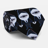 Custom Hai tuxedo klassische schwarze Sonnenbrille Krawatte (Gerollt)