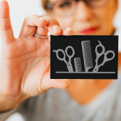 Custom Hair Stylist Visitenkarte