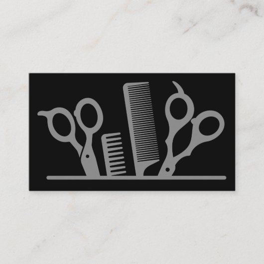 Custom Hair Stylist Visitenkarte (Vorderseite)