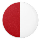 Custom Half Tomato Red Ceramic Pull Drawer Knob Keramikknauf (Vorderseite)