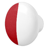 Custom Half Tomato Red Ceramic Pull Drawer Knob Keramikknauf (Rechts)