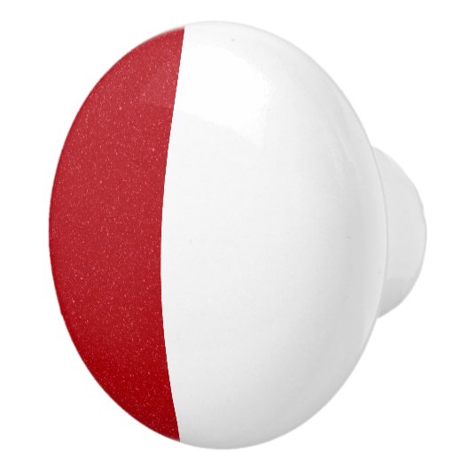 Custom Half Tomato Red Ceramic Pull Drawer Knob Keramikknauf (Rechts)