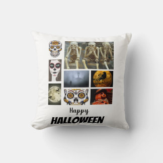 Custom Halloween 8 Foto Collage Kissen