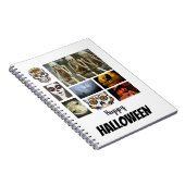 Custom Halloween 8 Foto Collage Notizblock (Rechte Seite)