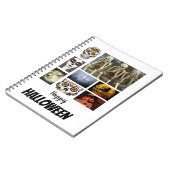 Custom Halloween 8 Foto Collage Notizblock (Linke Seite)