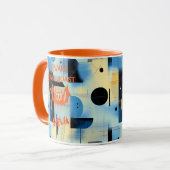 Custom Halloween - Bat Night Roast Neorennebel Tasse (Vorderseite Links)