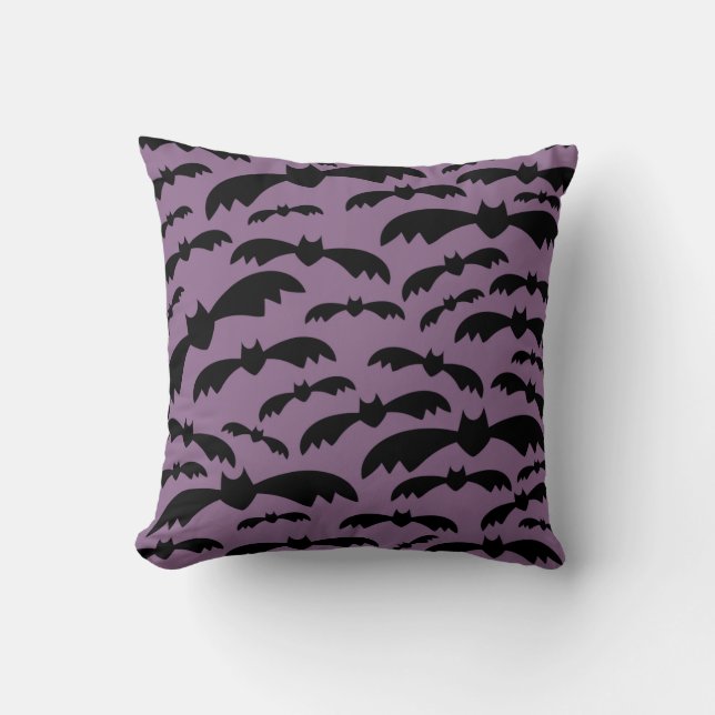 Custom Halloween Bats Pillow Kissen (Vorderseite)