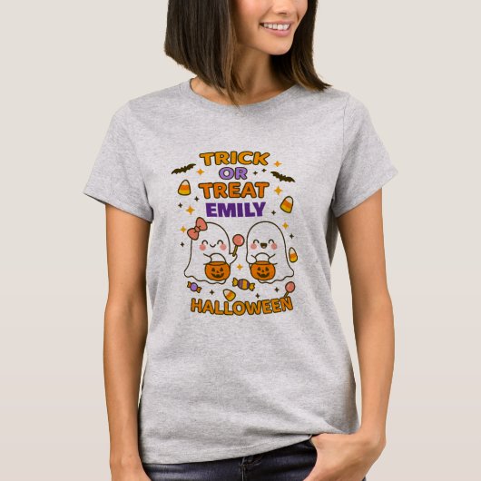 Custom Halloween Breakfast Buddies T - Shirt - Spo (Vorderseite)