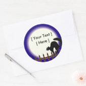 Custom Halloween Cat Stickers (Umschlag)