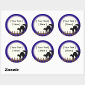 Custom Halloween Cat Stickers (Blatt)