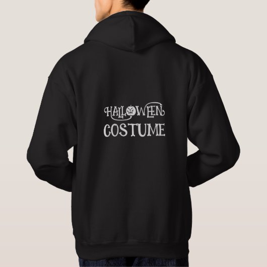 Custom HALLOWEEN COSTUME for Men Funny Gag Sweat Hoodie (Rückseite)