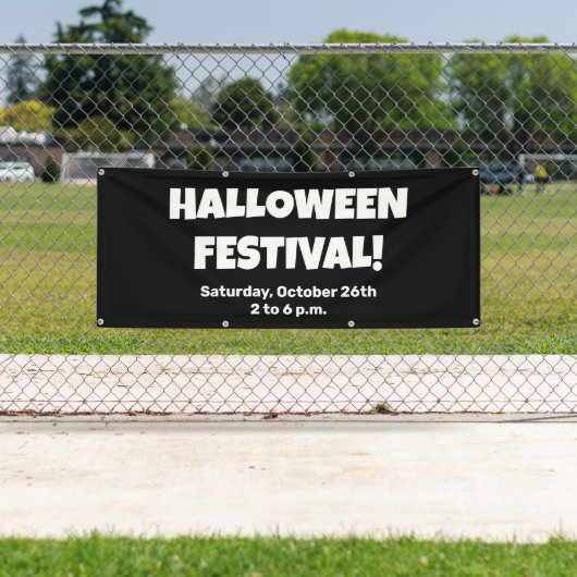 Custom Halloween Festival Banner (Insitu)