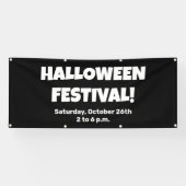 Custom Halloween Festival Banner (Horizontal)