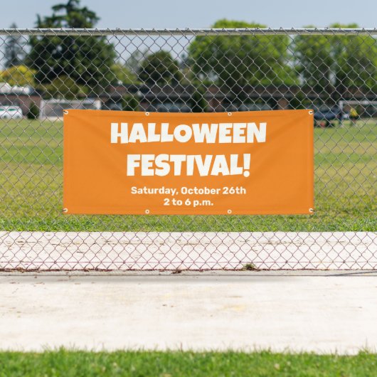 Custom Halloween Festival Banner (Insitu)