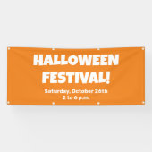Custom Halloween Festival Banner (Horizontal)