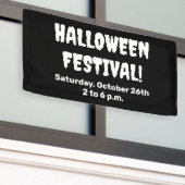 Custom Halloween Festival Spooky Banner (Äußeres Gebäude)