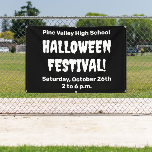 Custom Halloween Festival Spooky Banner (InSitu)