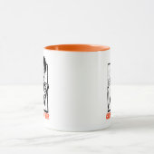Custom Halloween Großmutter Skelett trinken Tasse (Zentrum)