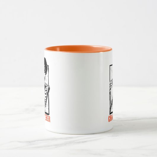 Custom Halloween Großmutter Skelett trinken Tasse (Zentrum)