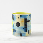 Custom Halloween - Hellgelbes Bat Night Roast Tasse (Zentrum)