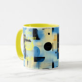 Custom Halloween - Hellgelbes Bat Night Roast Tasse (Vorderseite Links)