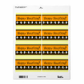 Custom Halloween Leckerei Bag Labels (Vorne)