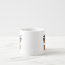 Custom Halloween Mama Hangin' mit meinen Boos Espressotasse