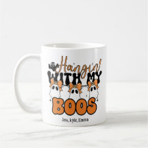 Custom Halloween Mama Hangin' mit meinen Boos