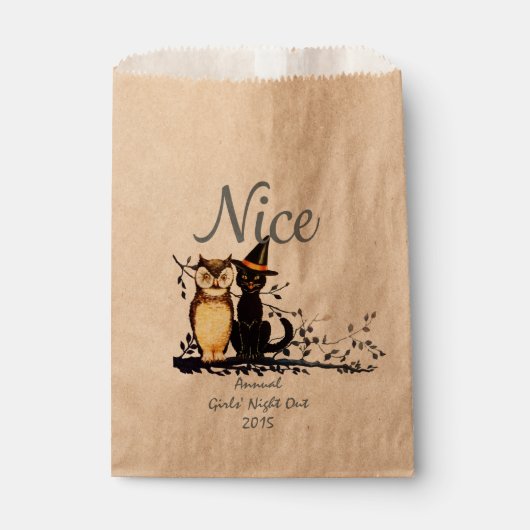 Custom Halloween Naughty oder Nice Gevor Bag - Nic Geschenktütchen (Vorderseite)