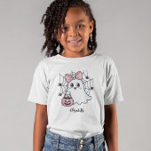 Custom Halloween Niedlich Ghost Girls Sweatshirt o T-Shirt