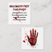 Custom Halloween-Party Einladung Pyscho (Vorne/Hinten)