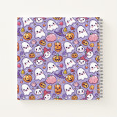 Custom Halloween-Party Ghosts & Pumpkins Notebook Notizblock (Rückseite)
