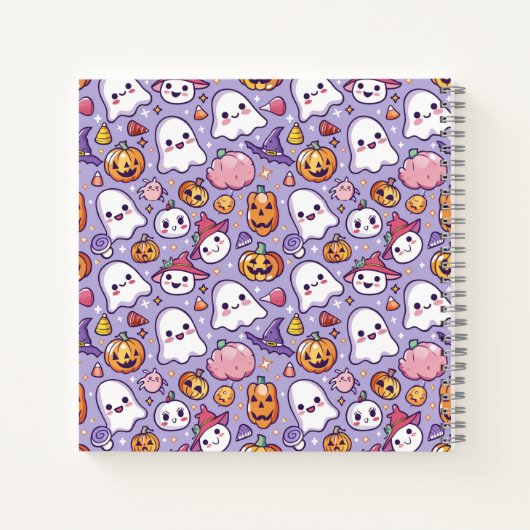 Custom Halloween-Party Ghosts & Pumpkins Notebook Notizblock (Rückseite)