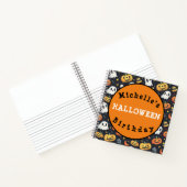 Custom Halloween-Party Pumpkin & Ghost Notebook Notizblock (Innenseite)