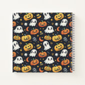 Custom Halloween-Party Pumpkin & Ghost Notebook Notizblock (Rückseite)
