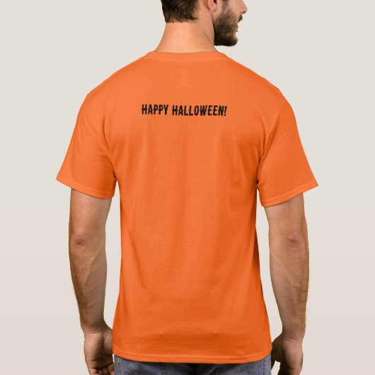 Custom Halloween Ramen Tabby Cat Matching T-Shirt (Rückseite)