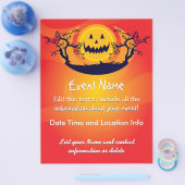 Custom Halloween Spooky Moon Flyer (Einzeln)