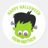 Custom Halloween Sticker - Frankenstein (Vorderseite)
