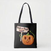 Custom Halloween Tasche, Trick oder Treat Yo'self  Tasche (Vorderseite)