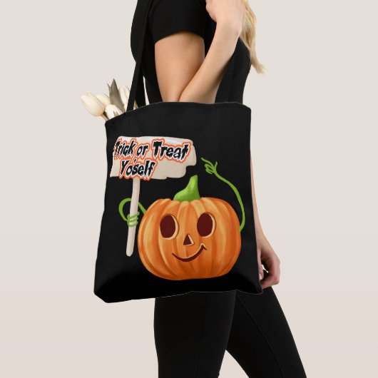 Custom Halloween Tasche, Trick oder Treat Yo'self  Tasche (Von Nahem)