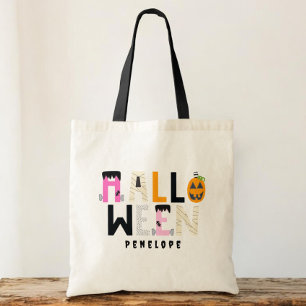 Custom Halloween Trick oder Treat Mummy Pumpkin Tragetasche