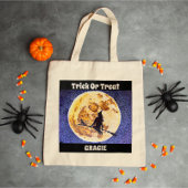 Custom Halloween Trick oder Treat Witte Tote Bag Tragetasche