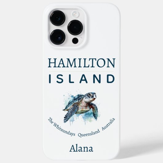 Custom Hamilton Island Case-Mate iPhone Hülle (Rückseite)
