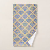 CUSTOM HAMPTON BLAUE GOLD BADEZIMMER TOWEL SET (Handtuch)