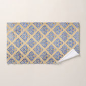 CUSTOM HAMPTON BLAUE GOLD BADEZIMMER TOWEL SET (Handtuch)