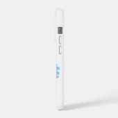 Custom “Handle With Care” Name  iPhone Hülle (Linke Seite)