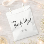 Custom Handlettering Chic Vielen Dank Script Weddi Geschenktütchen (Ausgeschnitten)