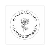 Custom Handmade With Love Round Craft Stamp Gummistempel (Prägung)