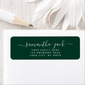 Custom Handwritten Stylish Elegant Return Address (Insitu)